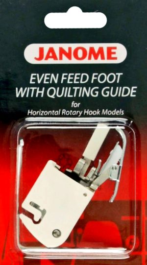 Janome Even Feed Foot with quilting guide